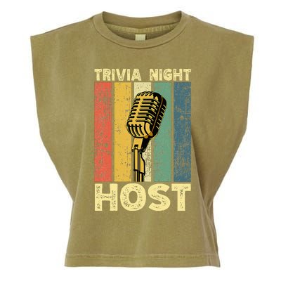 Trivia Night For Trivia Night Emcee Player Host Game Night Garment-Dyed Women's Muscle Tee