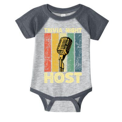 Trivia Night For Trivia Night Emcee Player Host Game Night Infant Baby Jersey Bodysuit