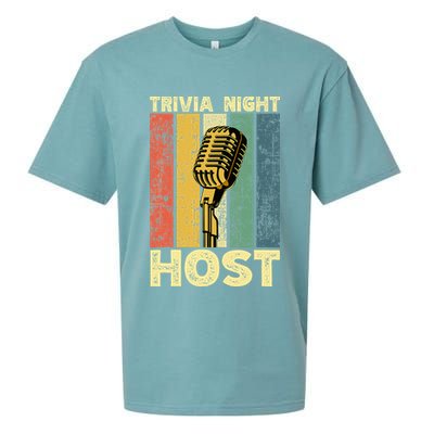 Trivia Night For Trivia Night Emcee Player Host Game Night Sueded Cloud Jersey T-Shirt