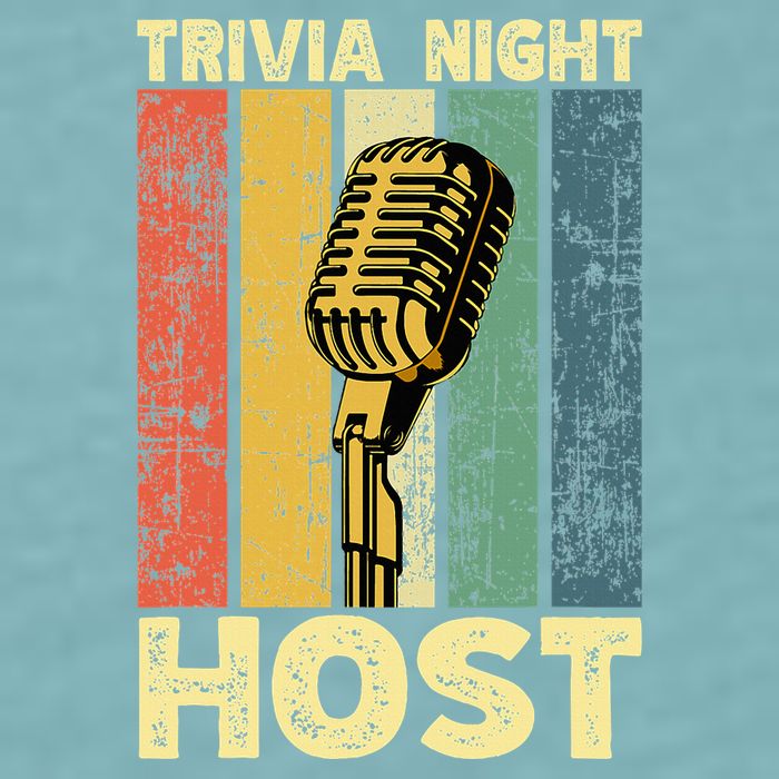 Trivia Night For Trivia Night Emcee Player Host Game Night Sueded Cloud Jersey T-Shirt