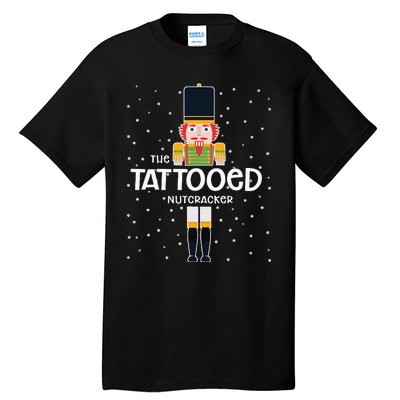 Tattooed Nutcracker Family Matching Funny Pajama Tall T-Shirt