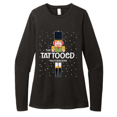 Tattooed Nutcracker Family Matching Funny Pajama Womens CVC Long Sleeve Shirt