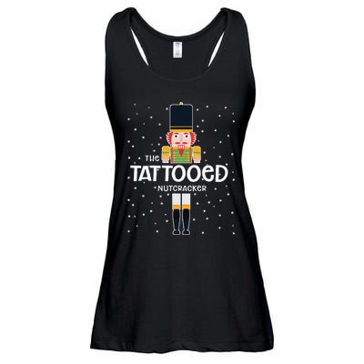 Tattooed Nutcracker Family Matching Funny Pajama Ladies Essential Flowy Tank