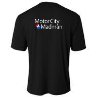 Ted Nugent For President Motor City Madman On Back Cooling Performance Crew T-Shirt