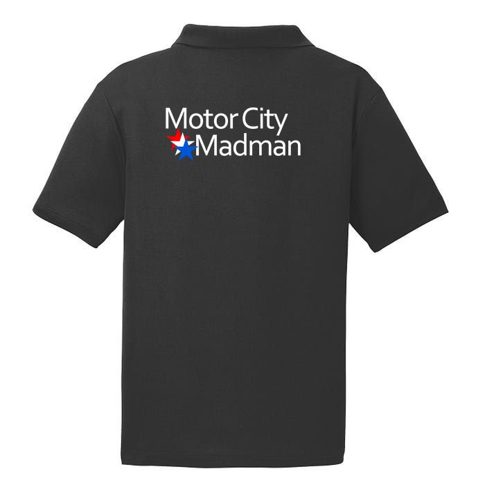 Ted Nugent For President Motor City Madman On Back PosiCharge RacerMesh Polo