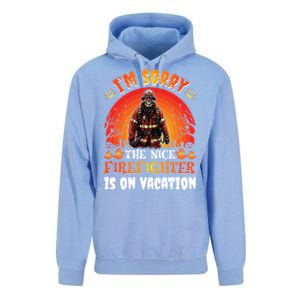 The Nice Firefighter Halloween Skeleton Costume Fire Meaningful Gift Unisex Surf Hoodie