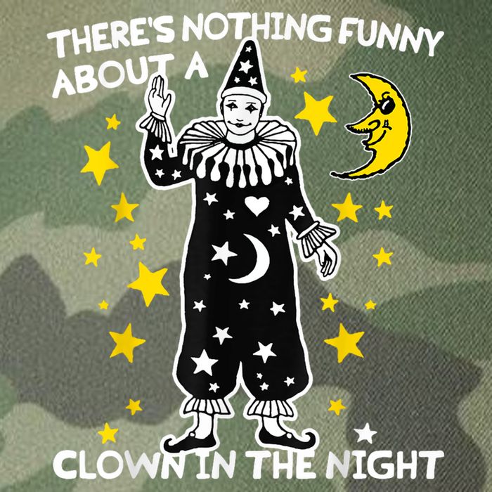 ThereS Nothing Funny About A Clown In The Night Legacy Tie Dye Trucker Hat