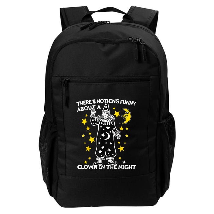 ThereS Nothing Funny About A Clown In The Night Backpack