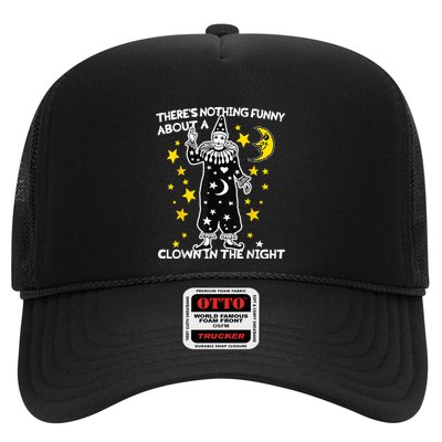 ThereS Nothing Funny About A Clown In The Night Trucker Hat
