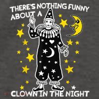 ThereS Nothing Funny About A Clown In The Night Vector Backpack