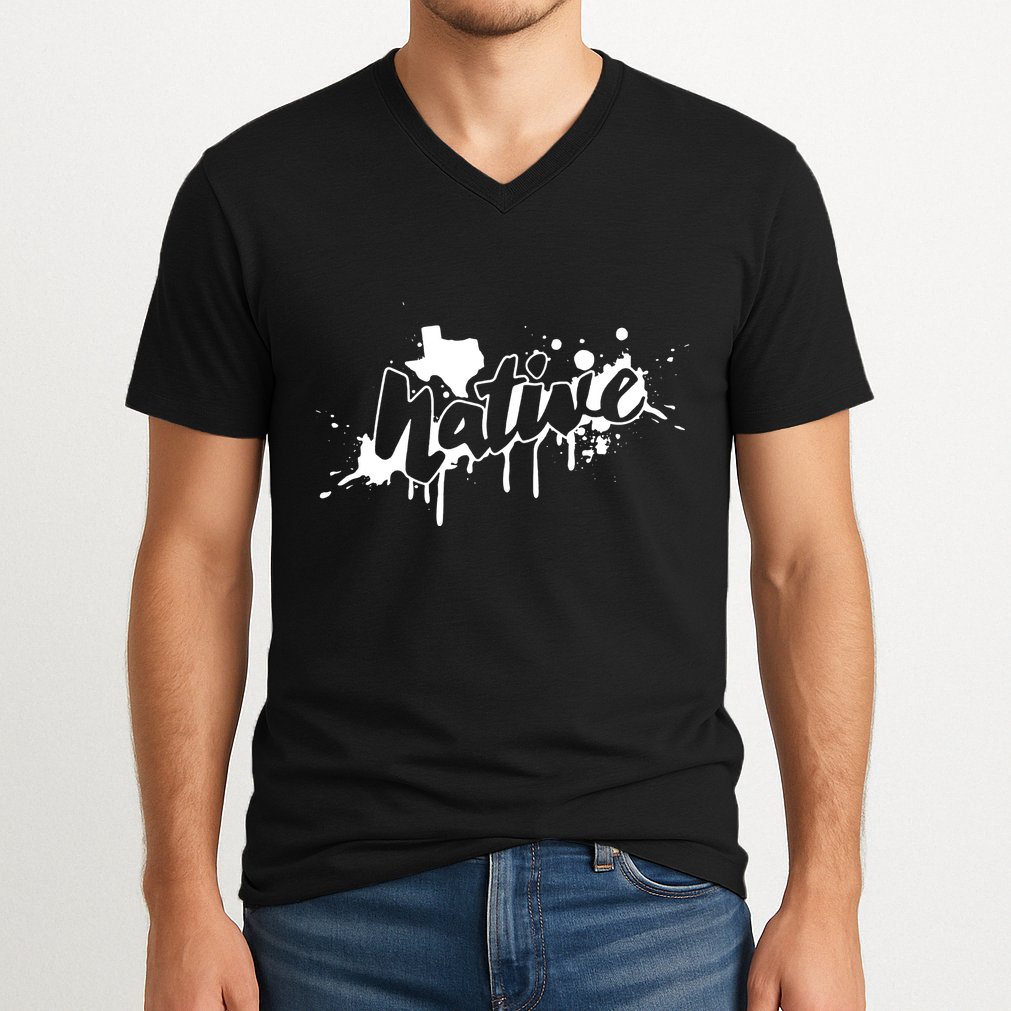 Texas Native Graphic V-Neck T-Shirt