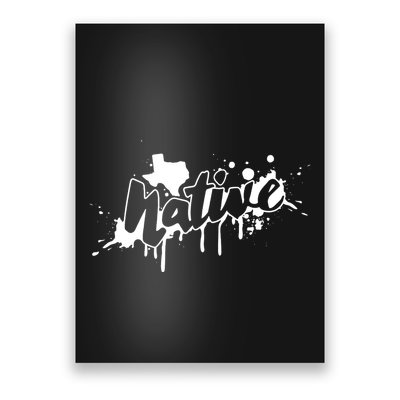 Texas Native Graphic Poster