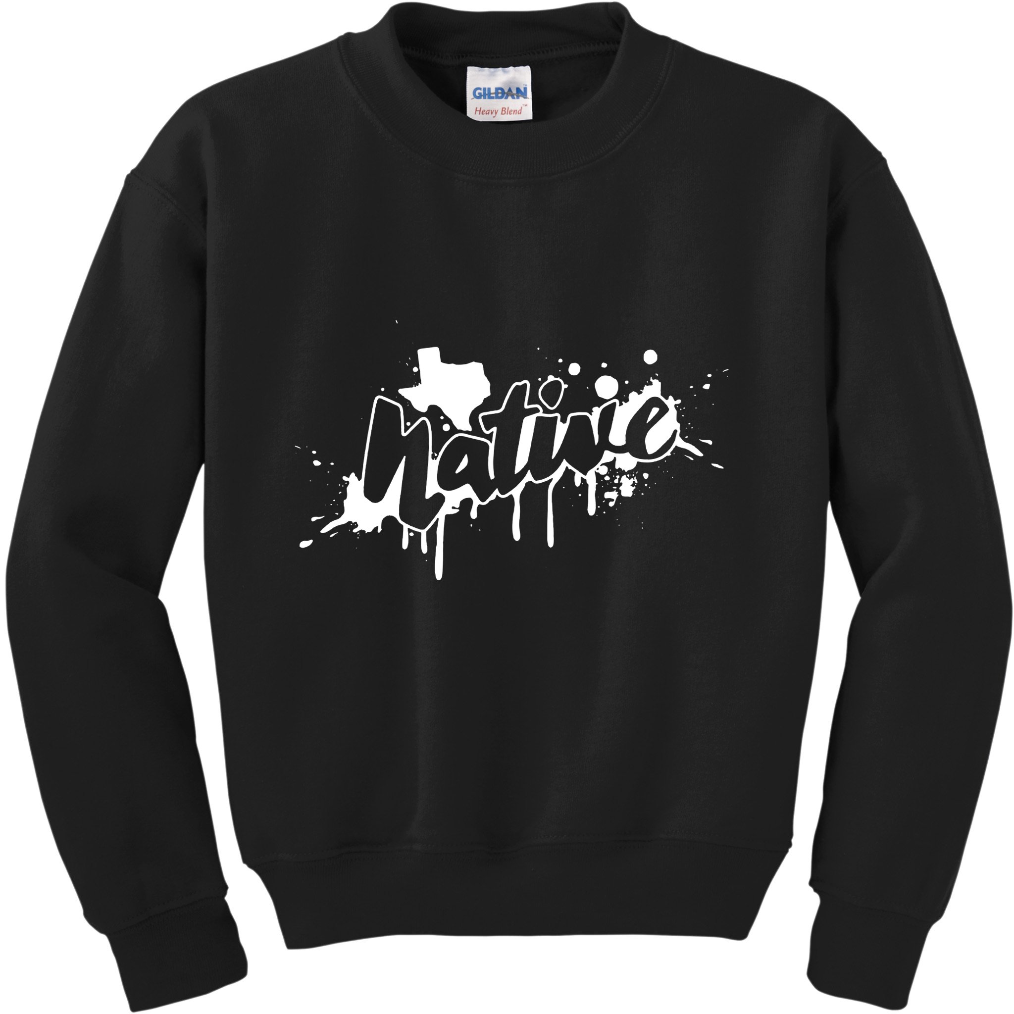 Texas Native Graphic Kids Sweatshirt