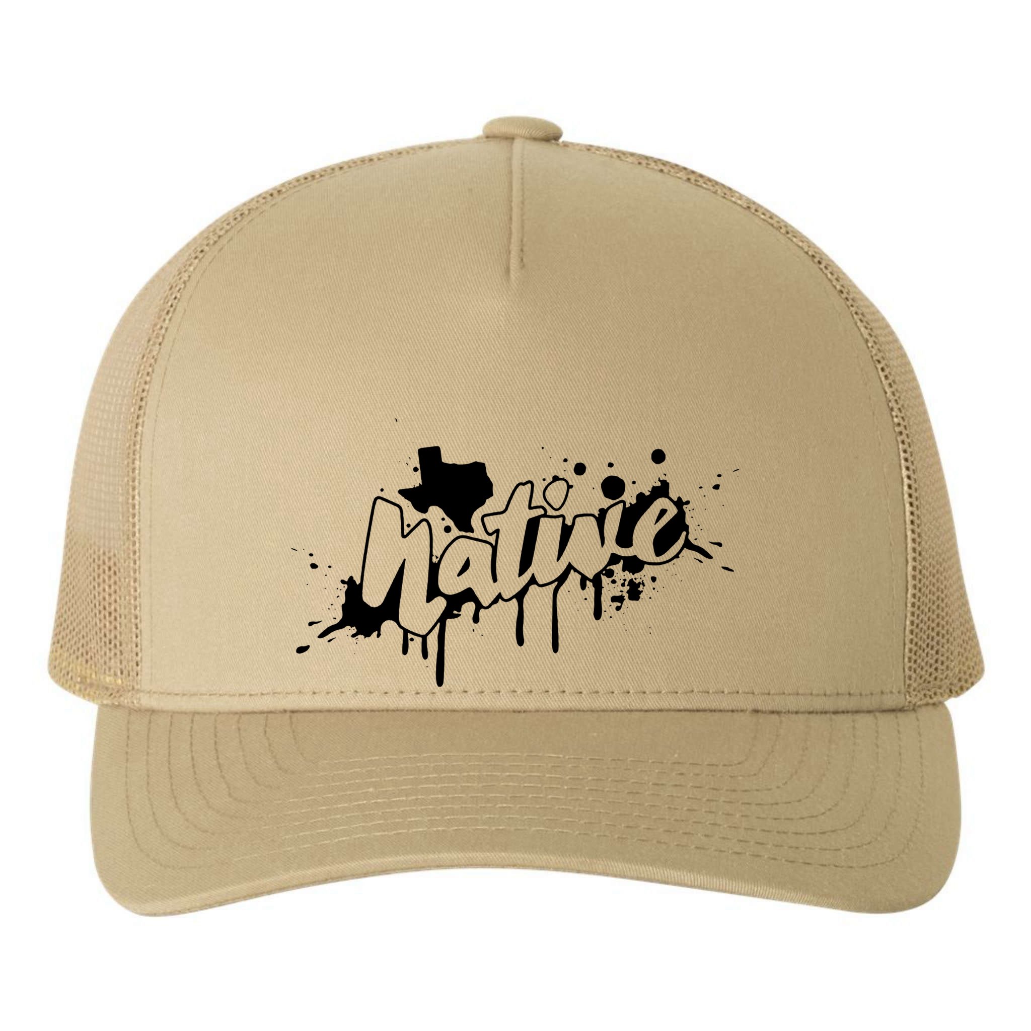 Texas Native Graphic Yupoong Adult 5-Panel Trucker Hat