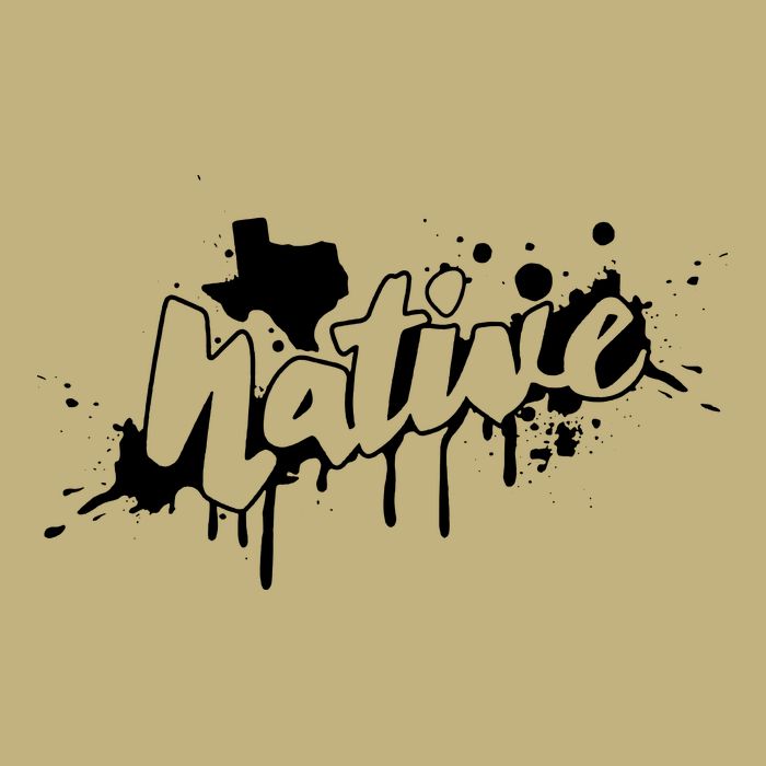 Texas Native Graphic Button