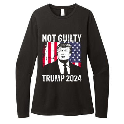 Trump Not Guilty 2024 Free Trump Womens CVC Long Sleeve Shirt