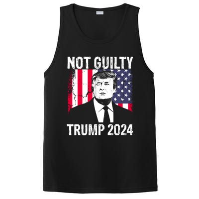 Trump Not Guilty 2024 Free Trump PosiCharge Competitor Tank