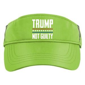 Trump Not Guilty Pro Trump Adult Drive Performance Visor