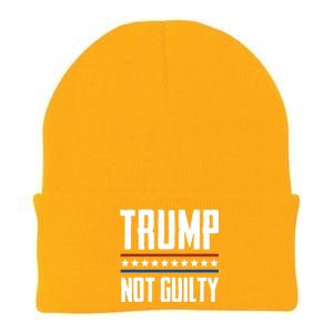 Trump Not Guilty Pro Trump Knit Cap Winter Beanie