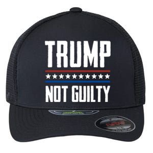 Trump Not Guilty Pro Trump Flexfit Unipanel Trucker Cap