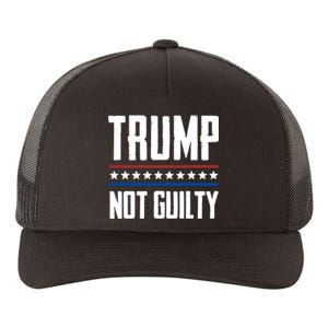 Trump Not Guilty Pro Trump Yupoong Adult 5-Panel Trucker Hat