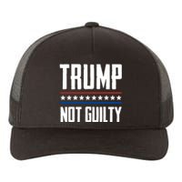 Trump Not Guilty Pro Trump Yupoong Adult 5-Panel Trucker Hat