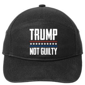 Trump Not Guilty Pro Trump 7-Panel Snapback Hat