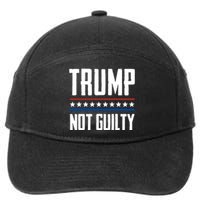 Trump Not Guilty Pro Trump 7-Panel Snapback Hat