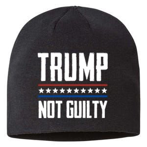 Trump Not Guilty Pro Trump Sustainable Beanie