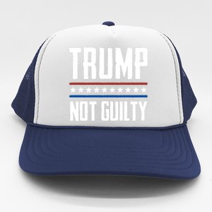 Trump Not Guilty Pro Trump Trucker Hat