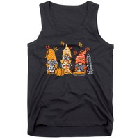 Thanksgiving Nurse Gnomes Fall Scrub Top Autumn Rn Women Tank Top