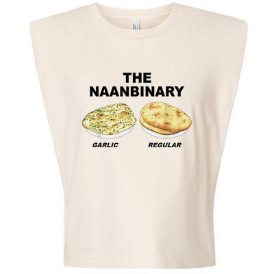 The Naanbinary Garlic Regular Funny Gift Garment-Dyed Women's Muscle Tee