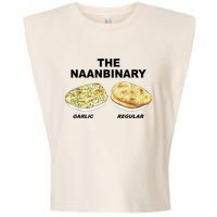 The Naanbinary Garlic Regular Funny Gift Garment-Dyed Women's Muscle Tee