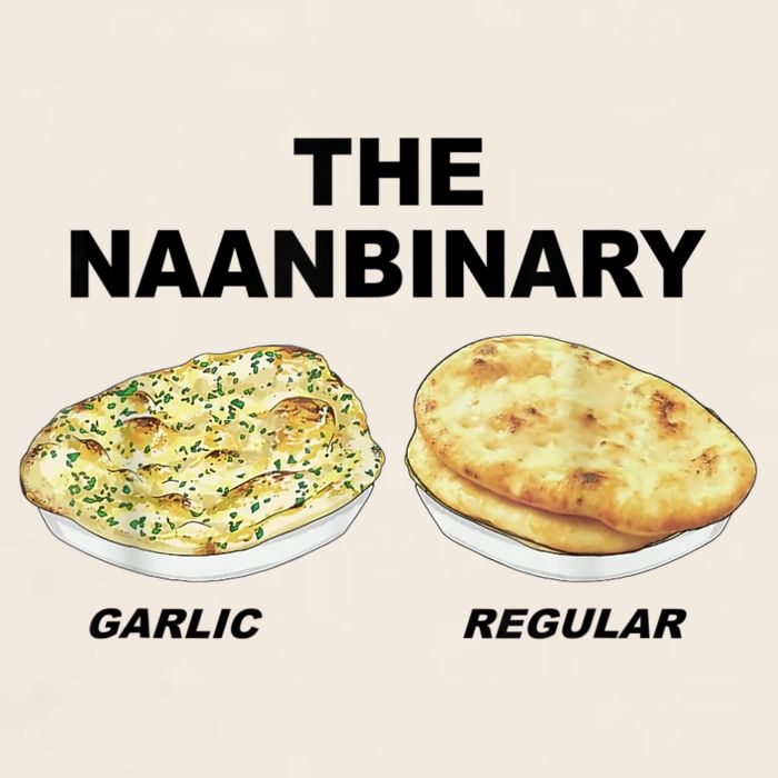 The Naanbinary Garlic Regular Funny Gift Garment-Dyed Women's Muscle Tee
