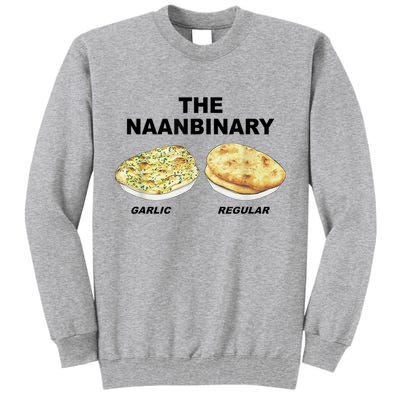 The Naanbinary Garlic Regular Funny Gift Tall Sweatshirt