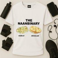 The Naanbinary Garlic Regular Funny Gift Cooling Performance Crew T-Shirt