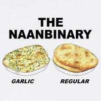 The Naanbinary Garlic Regular Funny Gift Cooling Performance Crew T-Shirt