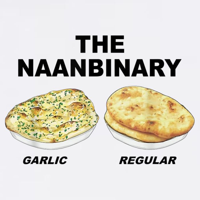 The Naanbinary Garlic Regular Funny Gift Cooling Performance Crew T-Shirt