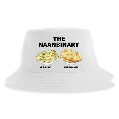 The Naanbinary Garlic Regular Funny Gift Sustainable Bucket Hat