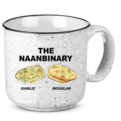 The Naanbinary Garlic Regular Funny Gift 15oz Campfire Ceramic Mug