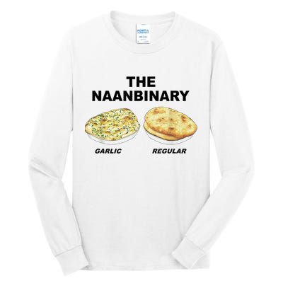 The Naanbinary Garlic Regular Funny Gift Tall Long Sleeve T-Shirt