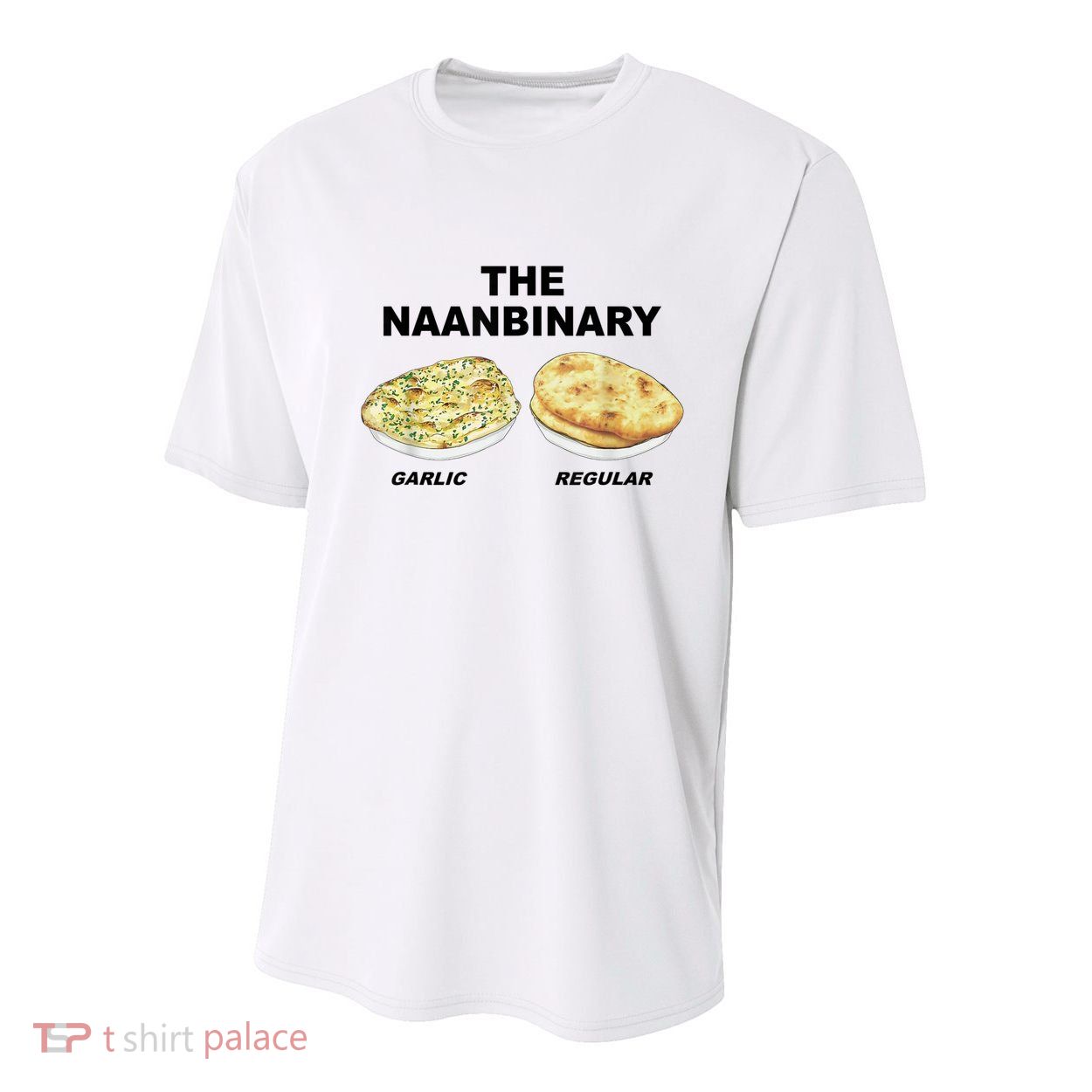 The Naanbinary Garlic Regular Funny Gift Youth Performance Sprint T-Shirt