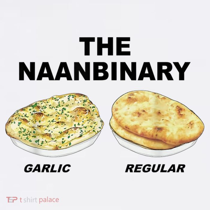 The Naanbinary Garlic Regular Funny Gift Poster