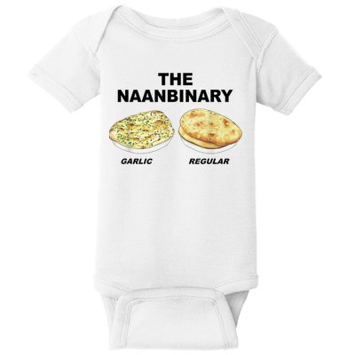 The Naanbinary Garlic Regular Funny Gift Baby Bodysuit
