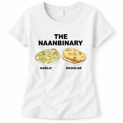 The Naanbinary Garlic Regular Funny Gift Womens T-Shirt
