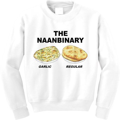 The Naanbinary Garlic Regular Funny Gift Kids Sweatshirt