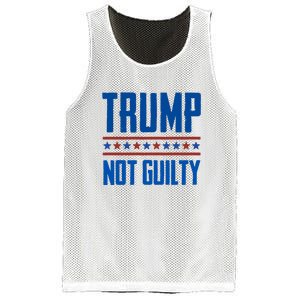 Trump Not Guilty Pro Trump Mesh Reversible Basketball Jersey Tank