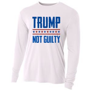 Trump Not Guilty Pro Trump Cooling Performance Long Sleeve Crew