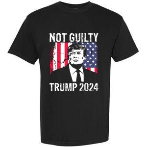 Trump Not Guilty 2024 Free Trump Garment-Dyed Heavyweight T-Shirt