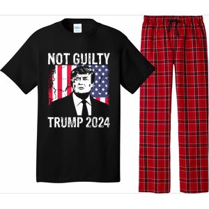 Trump Not Guilty 2024 Free Trump Pajama Set